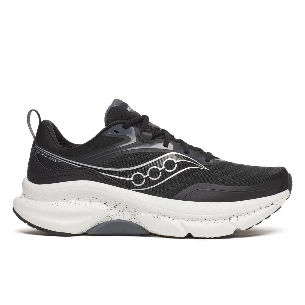 SAUCONY OMNI ST 23 UOMO-
 BLACK/SILVER