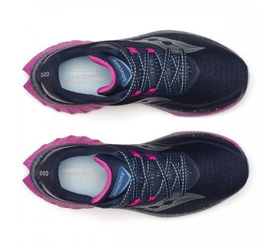 SAUCONY ENDORPHIN SPEED 4
NAVY/FUSCHIA | Women's