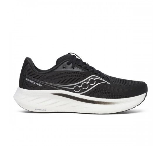 SAUCONY RIDE 18
-BLACK/WHITE