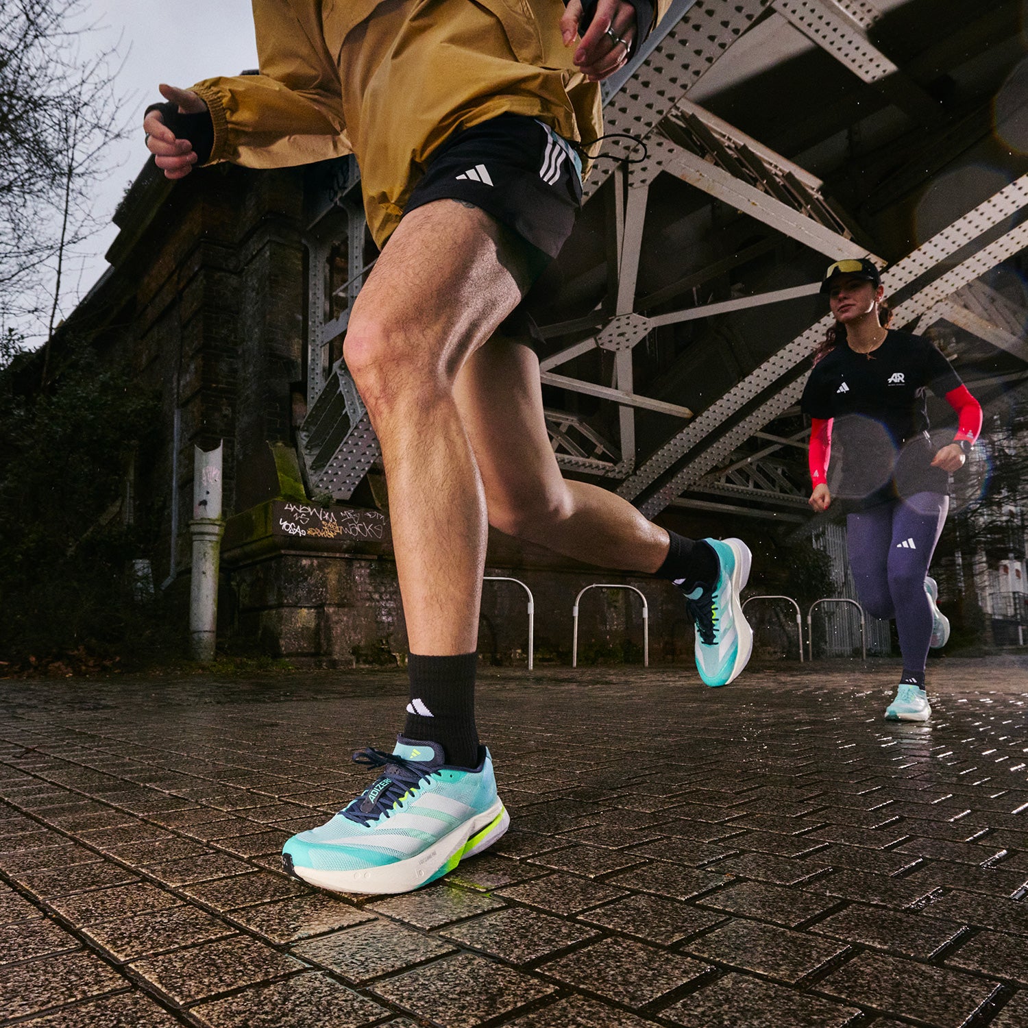 Adidas ADIZERO BOSTON 13 M -FLASH AQUA/FTWWHT/LUC