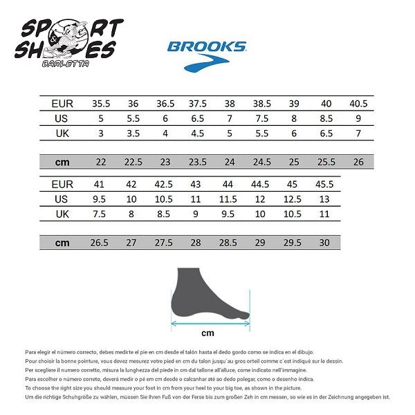 BROOKS ADRENALINE GTS 25 donna- PIANTA LARGA-
BLACK/BLACK/EBONY