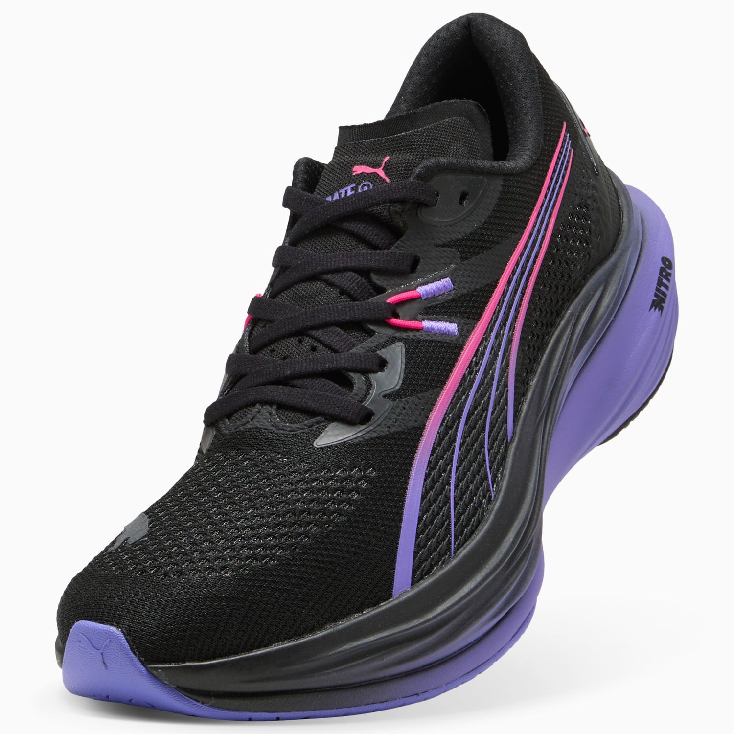 PUMA Deviate NITRO 3 DIGI donna-
PUMA Black-Fluro Pink