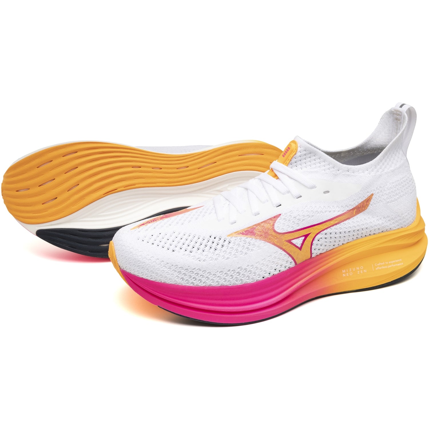 MIZUNO NEO ZEN Hanabi-
White/Tang Orange/Pink Tetra
