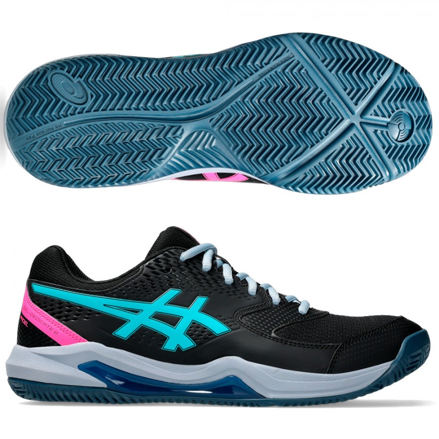 ASICS GEL-DEDICATE 8 PADEL-
Black/Energy Aqua