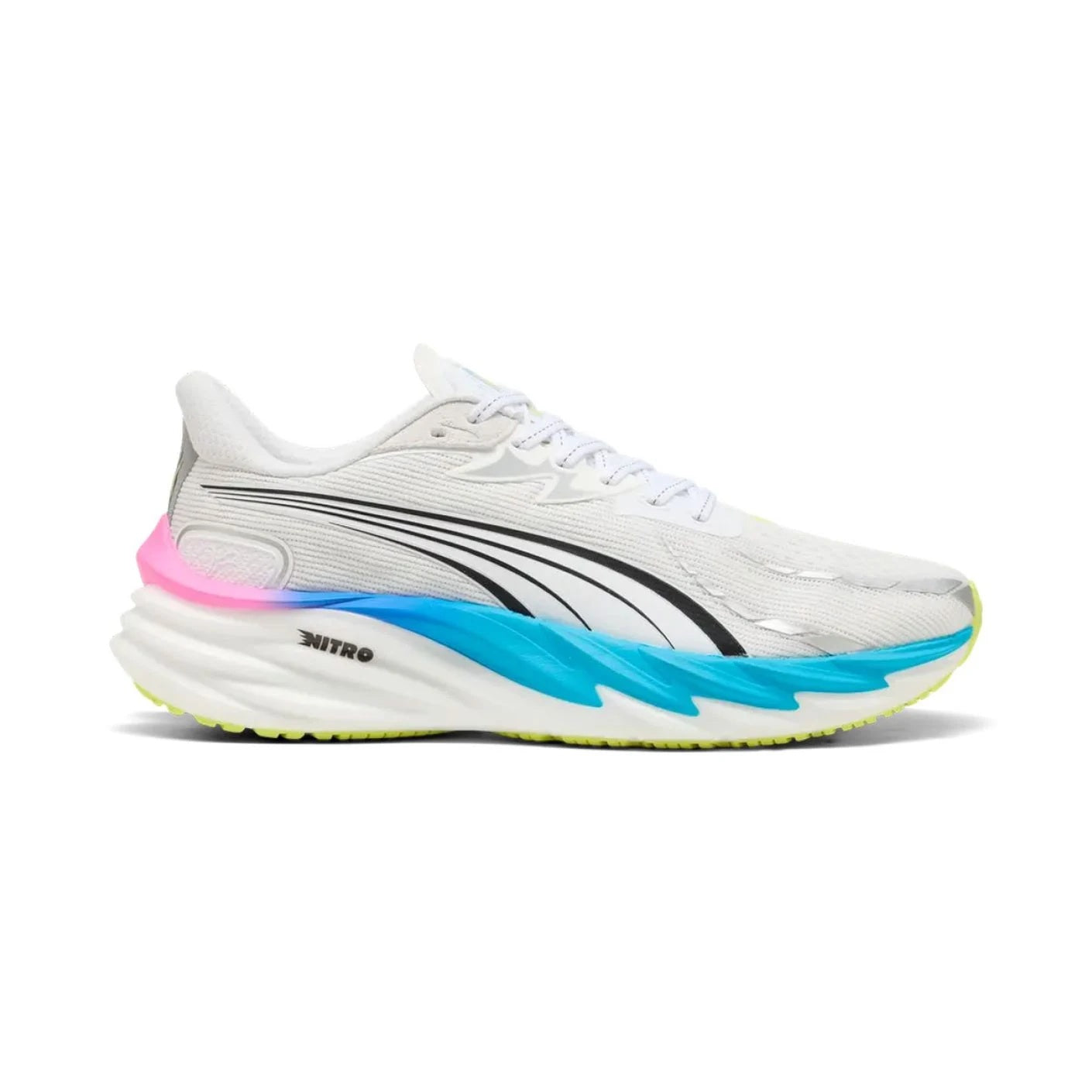 PUMA VELOCITY NITRO 4 
-26 White/Ultra Blue/Poison Pink