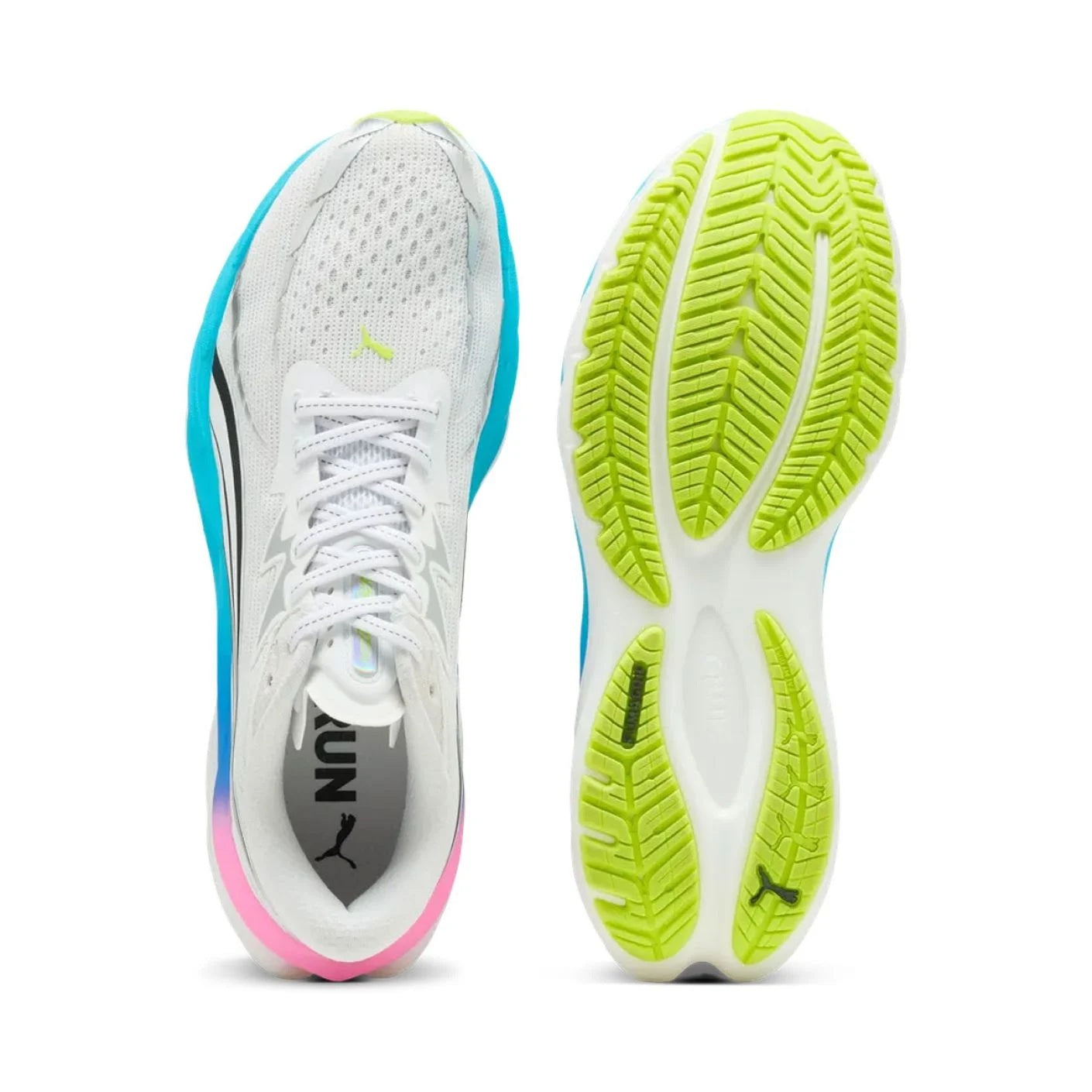 PUMA VELOCITY NITRO 4 
-26 White/Ultra Blue/Poison Pink